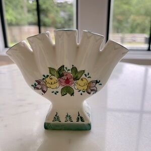 Vintage Hand-painted five-finger bud vase